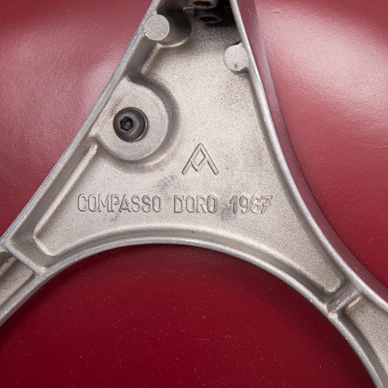 Enzo Mari, stolar, 4 st, "Tonietta", Zanotta, Italien.