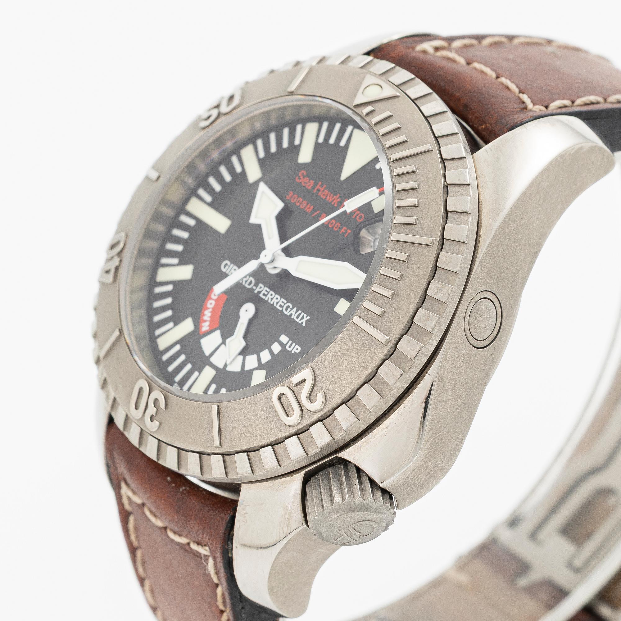 Girard-Perregaux, Seahawk II Pro, 3000M/9900FT, wristwatch, 44 mm.