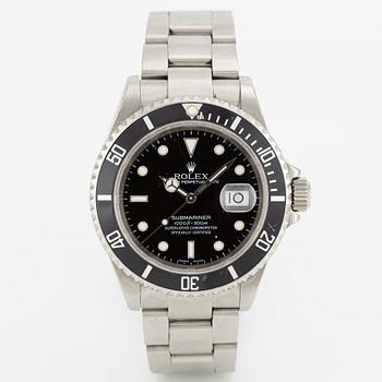 Rolex, Oyster Perpetual Date, Submariner, armbandsur, 40 mm.