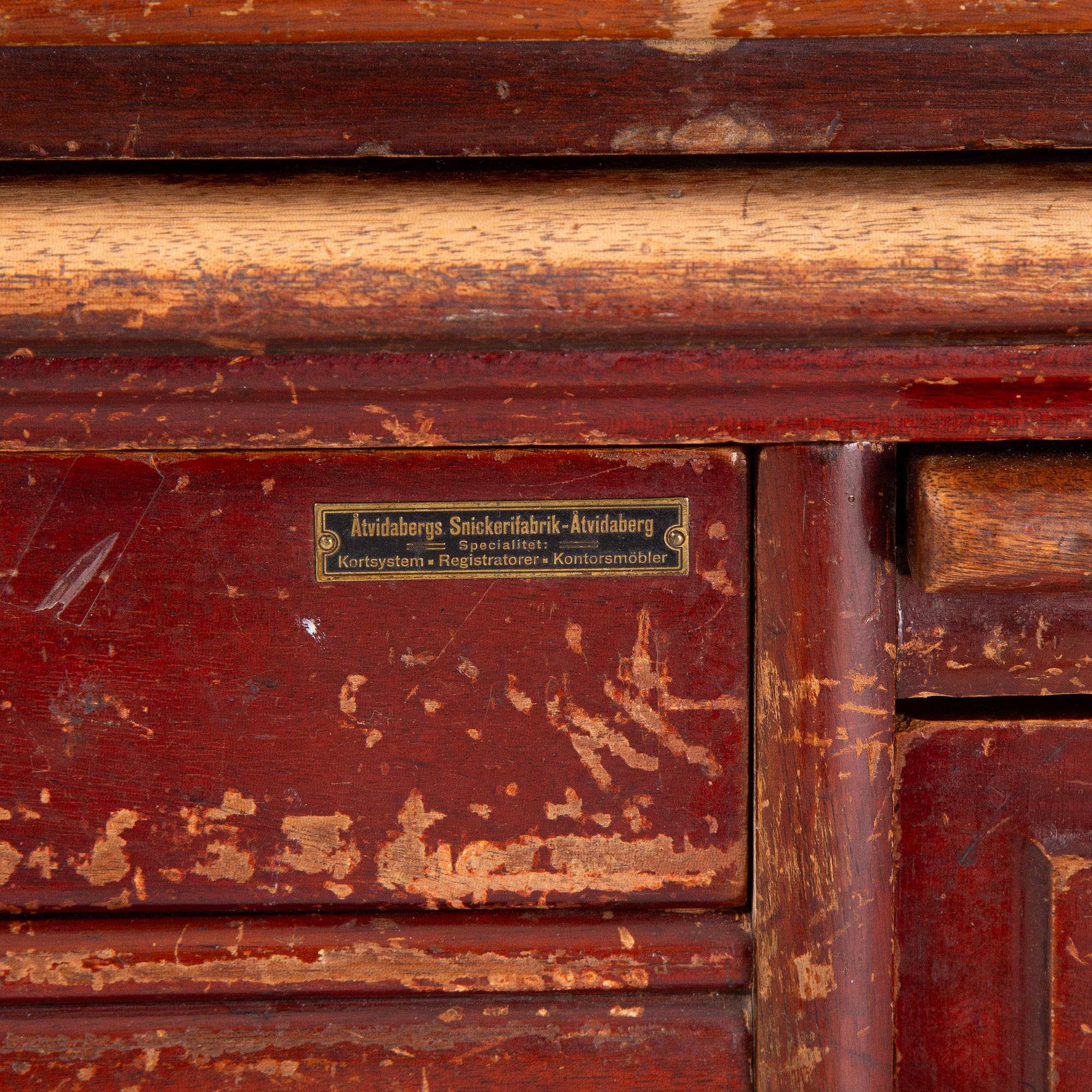 Skrivbord med rullklaff, Åtvidabergs Snickerifabrik, 1900-talets första hälft.