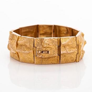Björn Weckström, armband, "Gyllene Ström", 14K guld, Lapponia 1971.