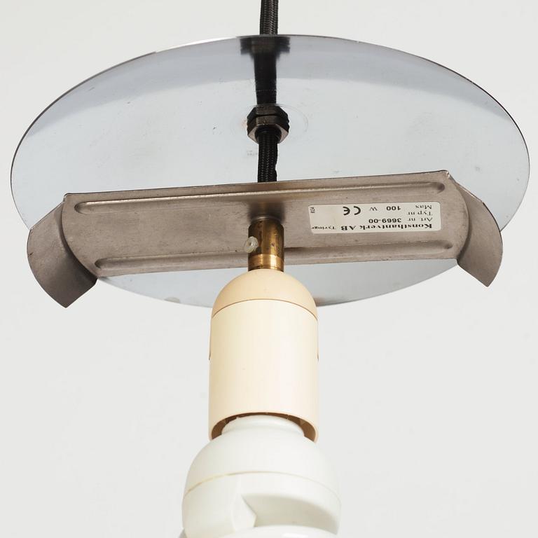 Fredrik Wretman, a ceiling lamp, "Sven Lundhs Öga", ed. 50, Källemo, Värnamo post 1998.