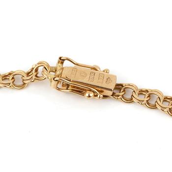 COLLIER, 18 k guld. 1976. Vikt ca 20 gram.