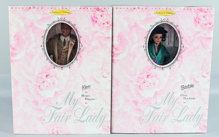 BARBIEDOCKOR, 2 st, "My fair lady", Mattel, 1995.