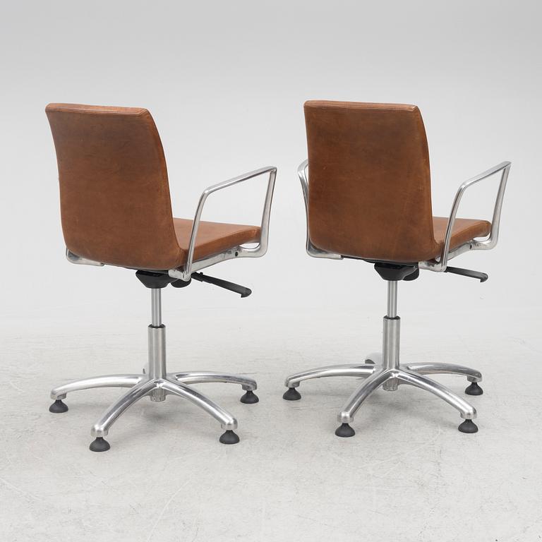 Jorge Pensi, a pair of "Gorka" swivel chairs, Akaba, Spain.