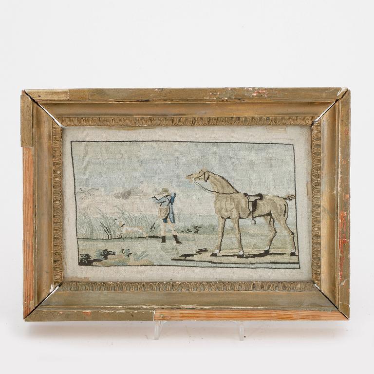 DOROTHEA AROSENIUS, broderi. Signerad och daterad 24 april 1819 a tergo.