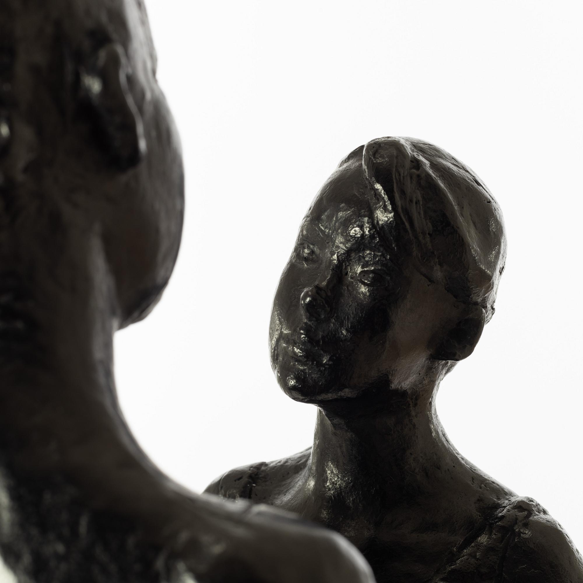 Gudmar Olovson, sculpture. Signed. Numbered. Foundry mark. Bronze, height 62 cm, length 32 cm.