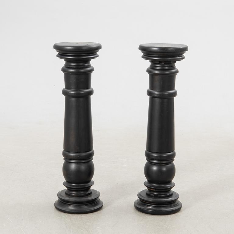 Pedestals, a pair, second half of the 20th century.
