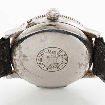 Longines, Hour Angle Watch, "Charles Lindbergh", wristwatch, 38 mm.