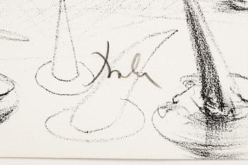 Djuric Miodrag Dado, 12 stycken litografier med mapp. Samtliga signerade och numrerade 9/75.