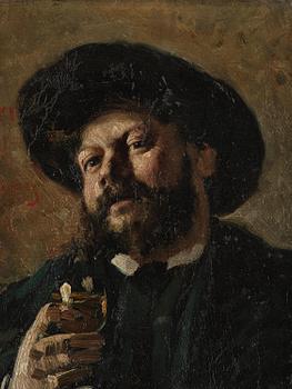 Axel Borg, Porträtt av Ernst Josephson.