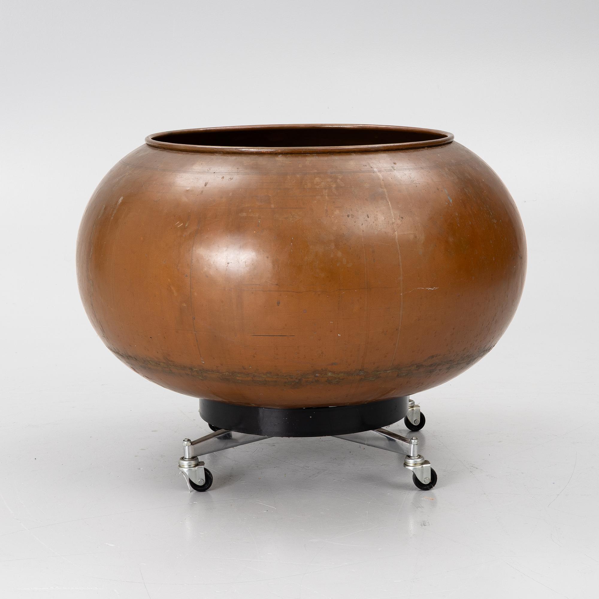 Gryta/ytterfoder, koppar, 1900-tal.