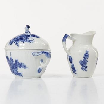 Royal Copenhagen, a 'Blue Flower' 50-piece dinner and coffee service,, Denmark.