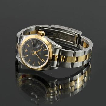 ARMBANDSUR, dam, guld och stål, "Oyster perpetual, Datejust", Rolex, 1900-talets slut.