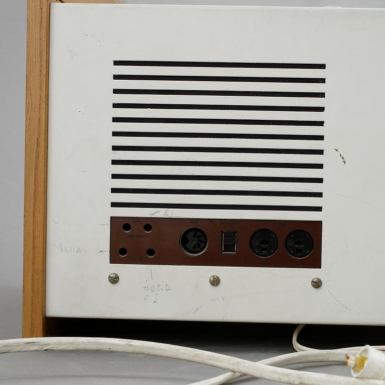 RADIOGRAMMOFON, "SK 61 S", modellen formgiven av Hans Gugelot & Dieter Rams 1956 för Braun AG, Tyskland.