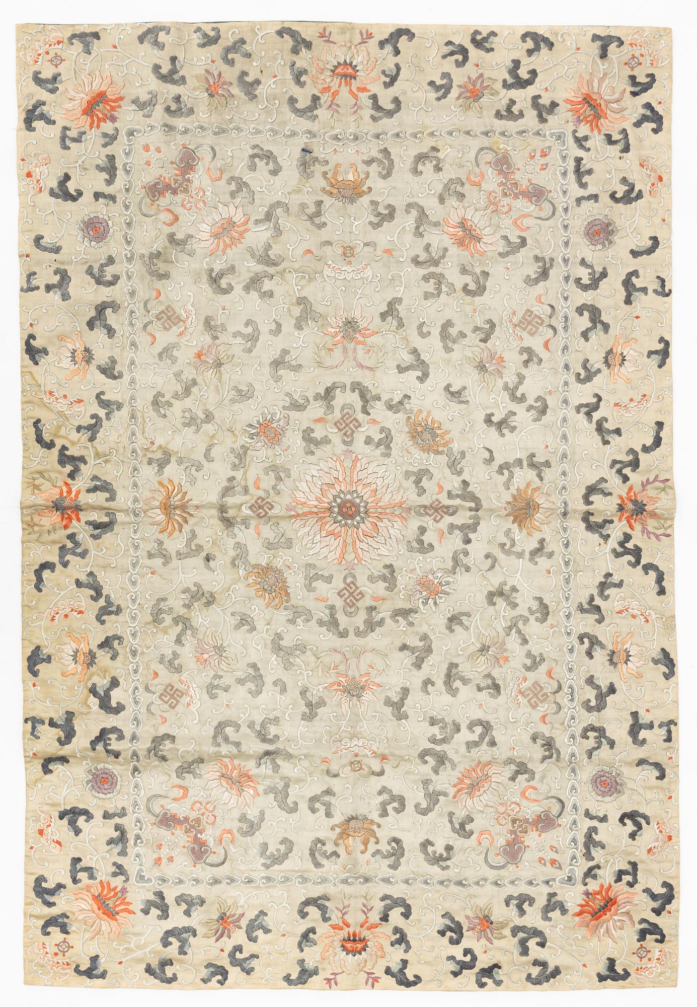 Silk embroidery, China, late Qing, circa 1900.