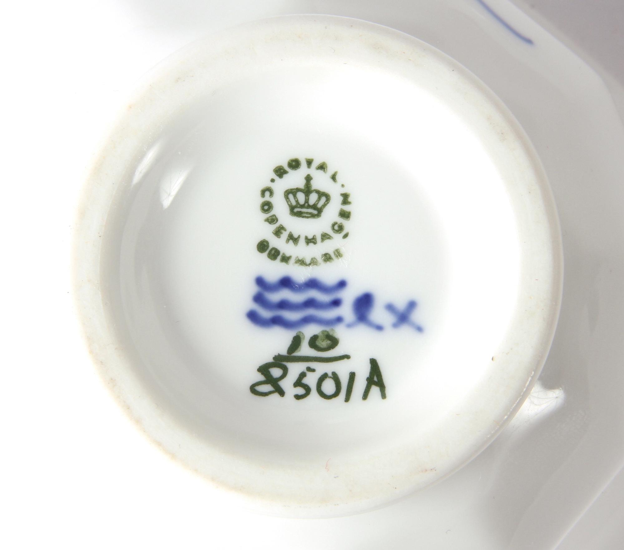 PARTI PORSLIN, 3 delar, Royal Copenhagen och Bing & Gröndahl.