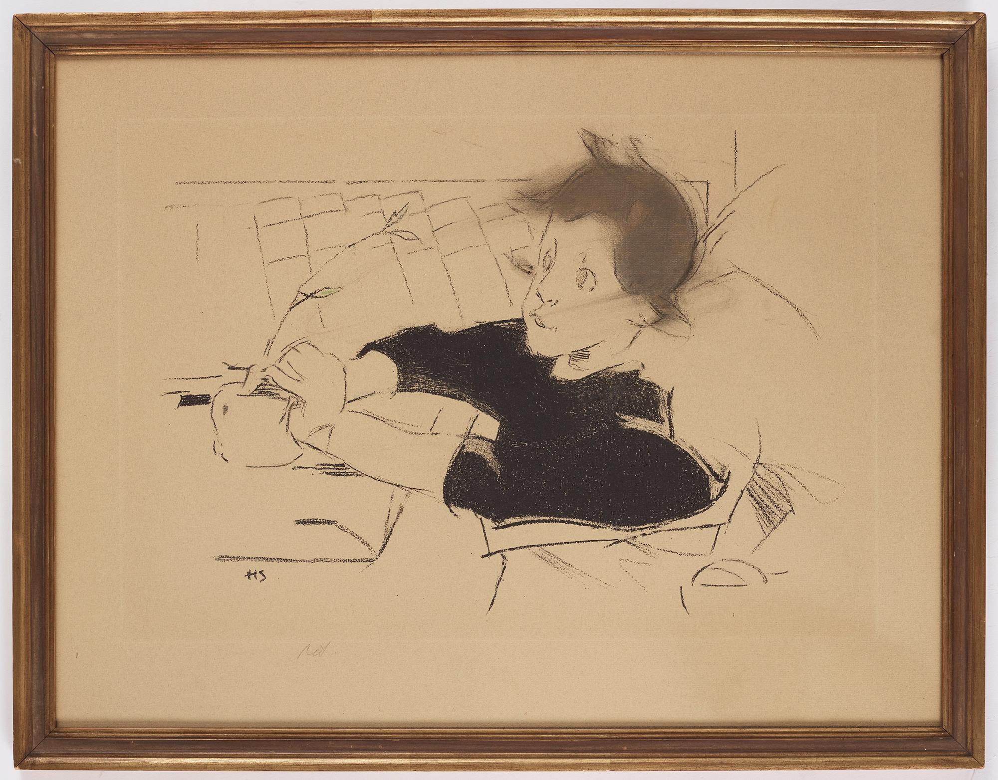 Helene Schjerfbeck, "Konvalescenten".