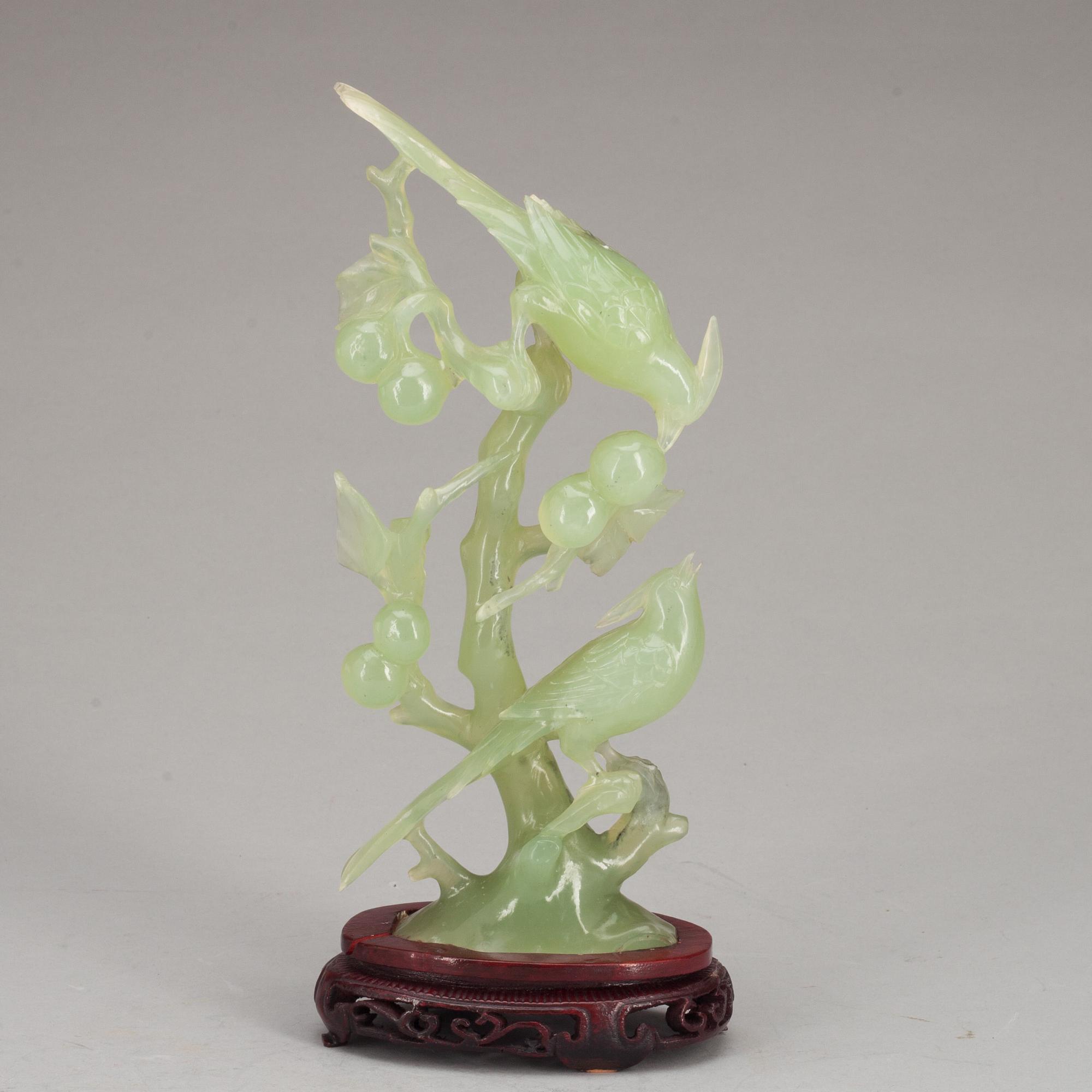 FIGURIN, jadeit. Kina, 1900-tal.