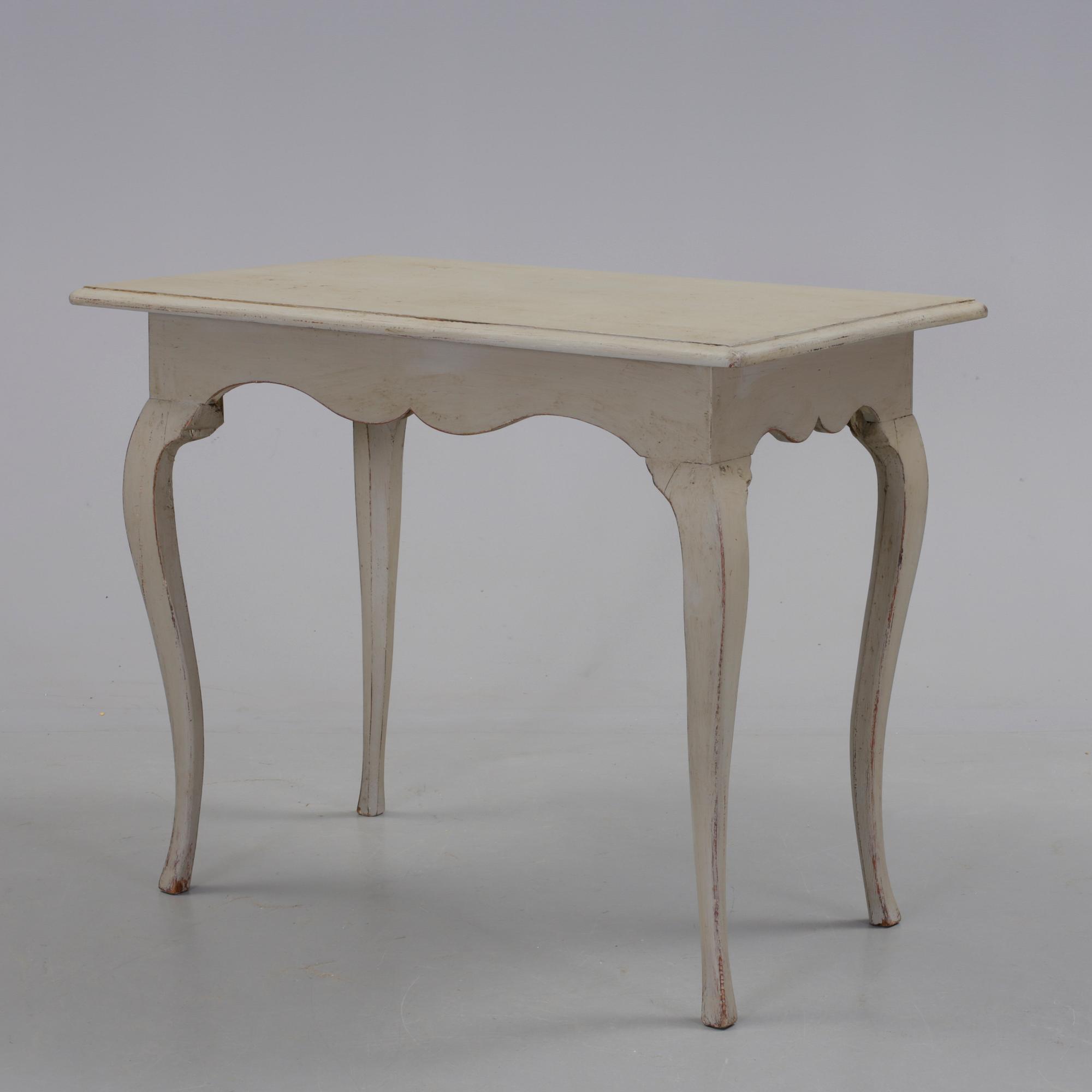 BORD, rokokostil, 1800-talets slut.