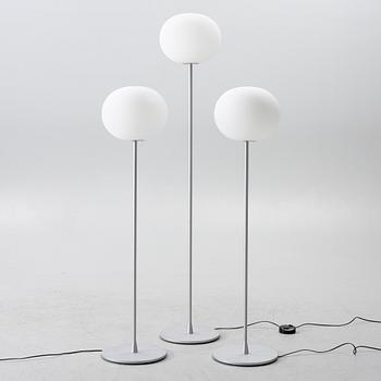 Jasper Morrison, three 'Glo-Ball' floor lamps, Flos, Italy.