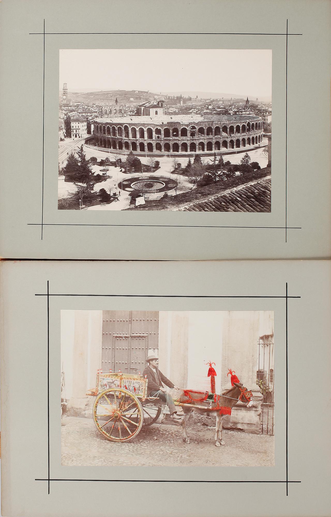 FOTOGRAFIER,  18 st, Italien 1800-talets slut.