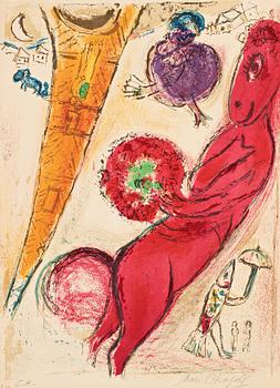 Marc Chagall, "La Tour Eiffel à l'âne".