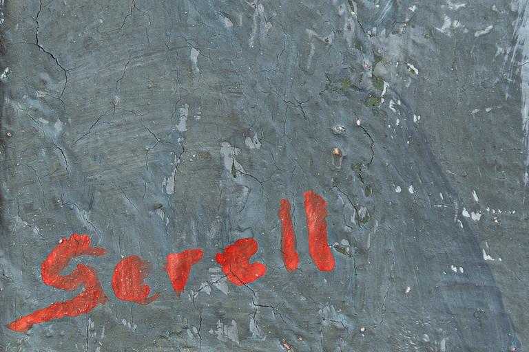 Greta Gerell, Young woman in profile.