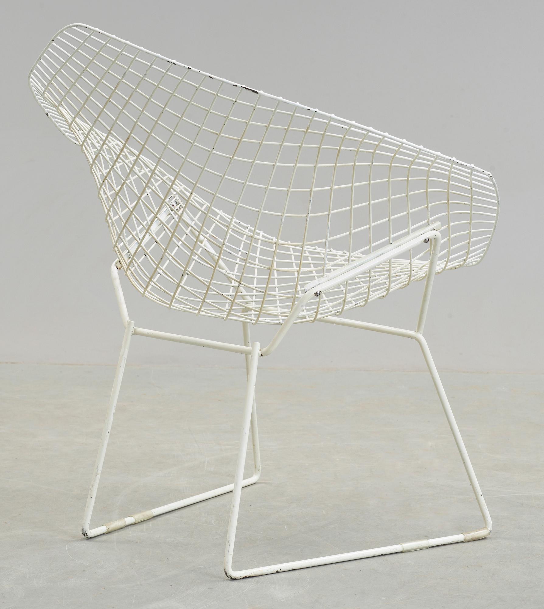 FÅTÖLJ, "Diamond Chair", Harry Bertoia, 1960-tal.