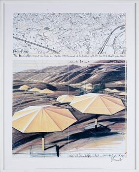 Christo & Jeanne-Claude · CHRISTO, affisch. Sign.