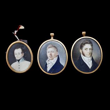 MINIATYRER, 3st, 1800-tal.