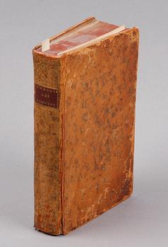 BÖCKER, 2 st sambundna, "Théorie des Jardins" av Jean Marie Morel resp "Essai sur Les Jardins" av M. Watelet. 1776 resp 1774.