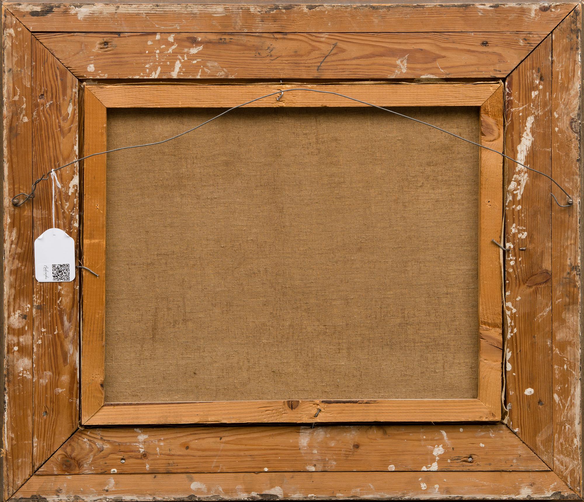 oil on canvas, signed.