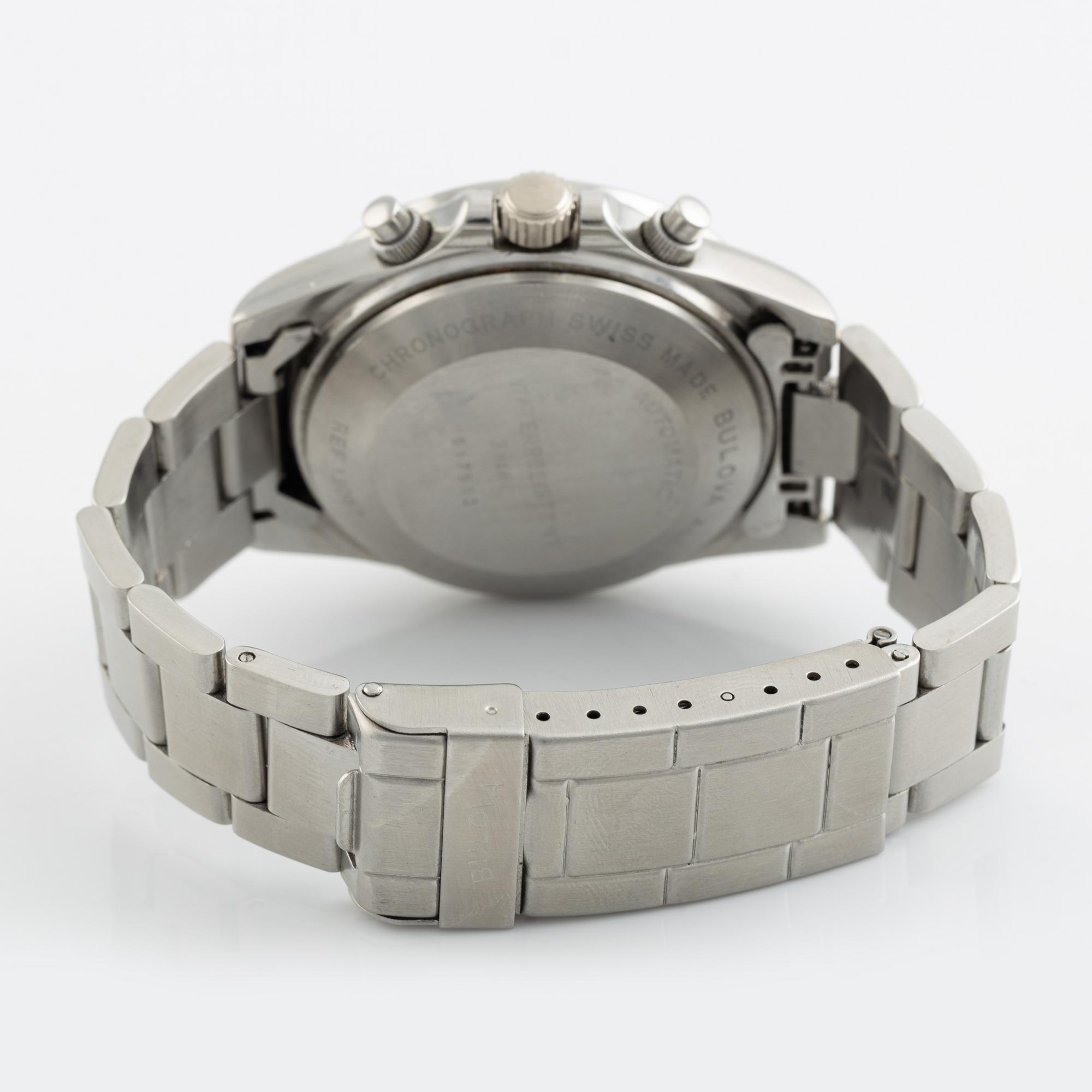 Bulova, wristwatch, chronograph, 39 mm.
