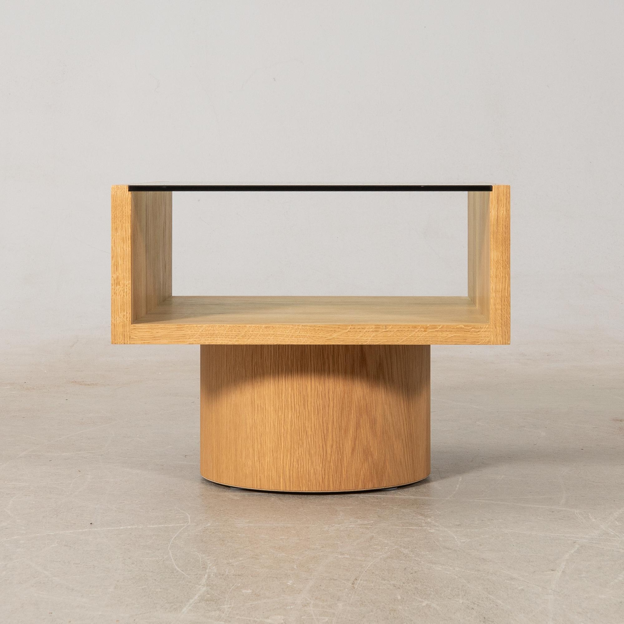 Sami Kallio, coffee table, "Cube/Circle", no. 1 prototype, made by Sami.