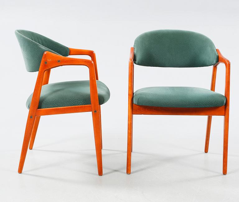 Six Puck chairs, designed by Yngve Ekström for Gemla, 1950/60s.