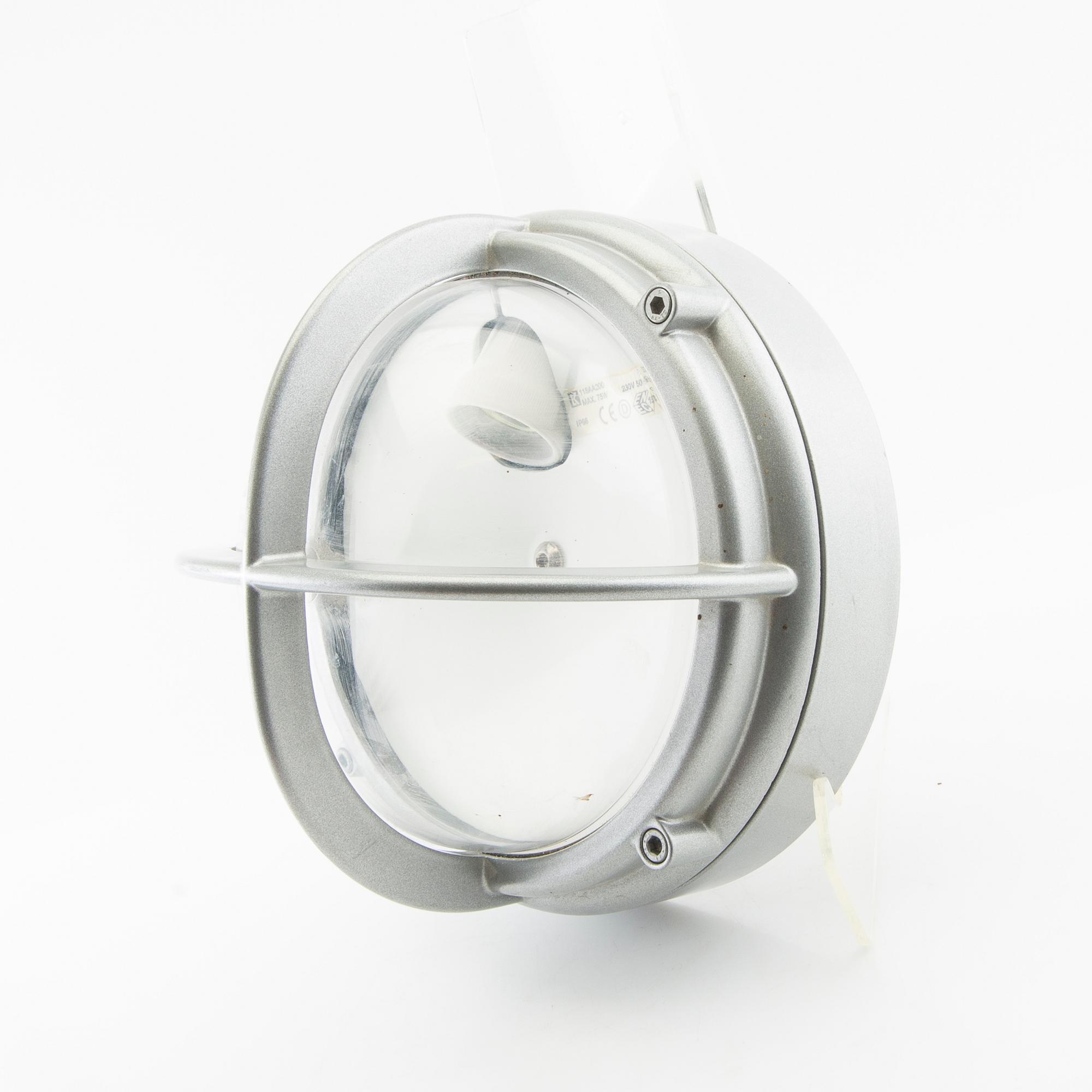 Lauritz Knudsen, wall lamp for outdoor use, "Skot", Louis Poulsen, Denmark. 21st century.