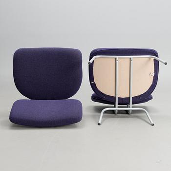 FÅTÖLJER, ett par, "Clea", Kristiina Lassus Studio, Zanotta. Modellen formgiven 1998.