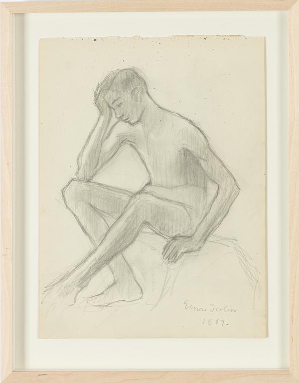 Einar Jolin, Seated Model.