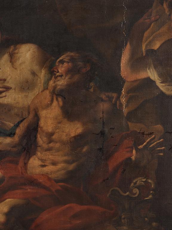 Giovanni Battista Pittoni Tillskriven, Lot och hans döttrar.