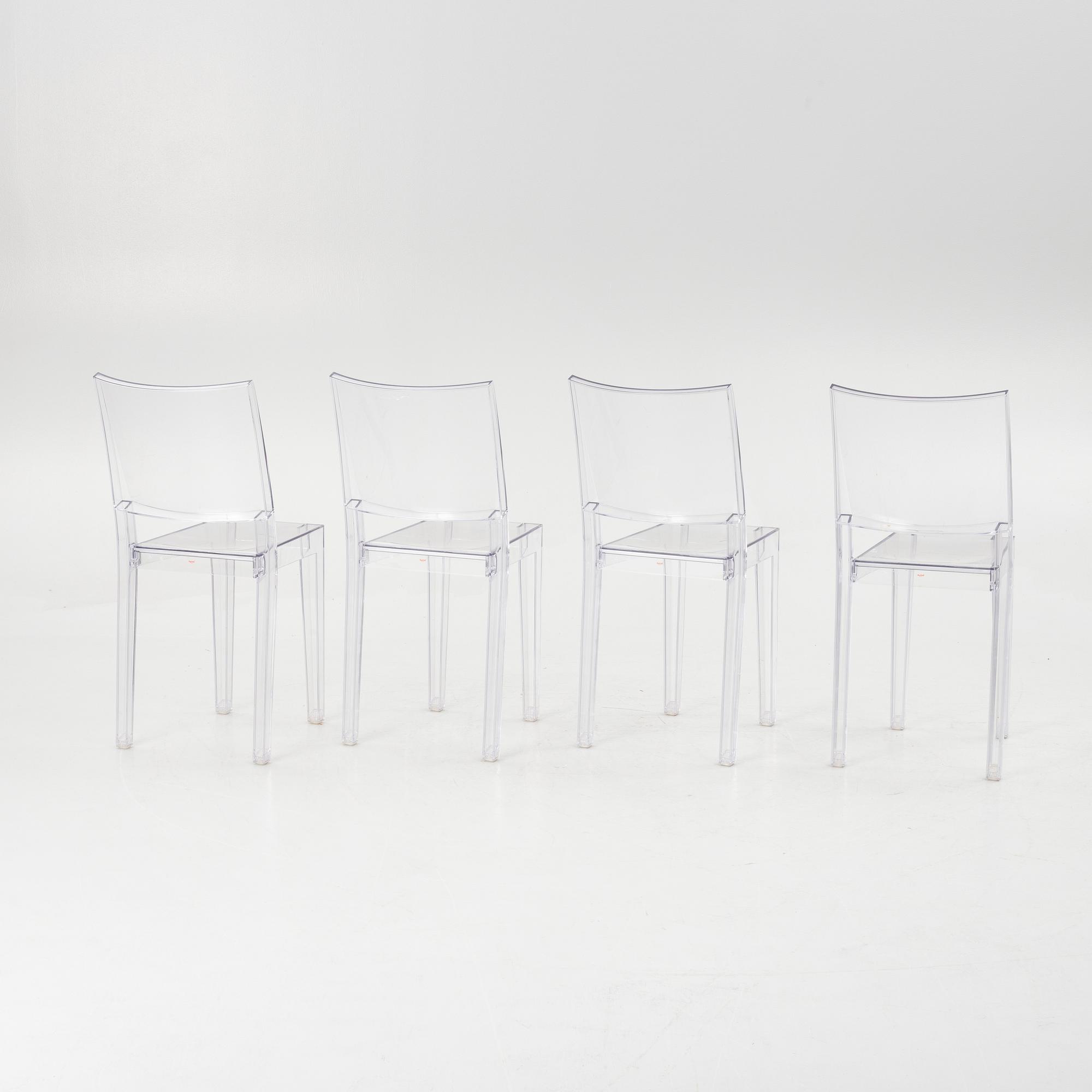 Philippe Starck, 8 st, "La Marie" Kartell, Italien, Modellen formgiven 1998.