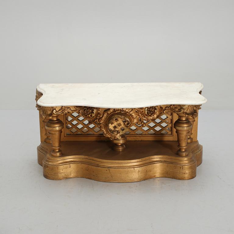 KONSOLBORD, nyrokoko, 1800-talets slut.