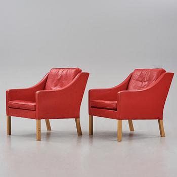 Børge Mogensen, fåtöljer, ett par,  Fredericia Furniture, Danmark.