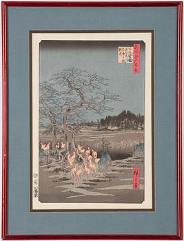 Ando Utagawa Hiroshige, after, 'New Year's Eve Foxfires at the Changing Tree', 20th century.