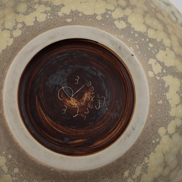 Carl-Harry Stålhane, a stoneware bowl, Rörstrand.