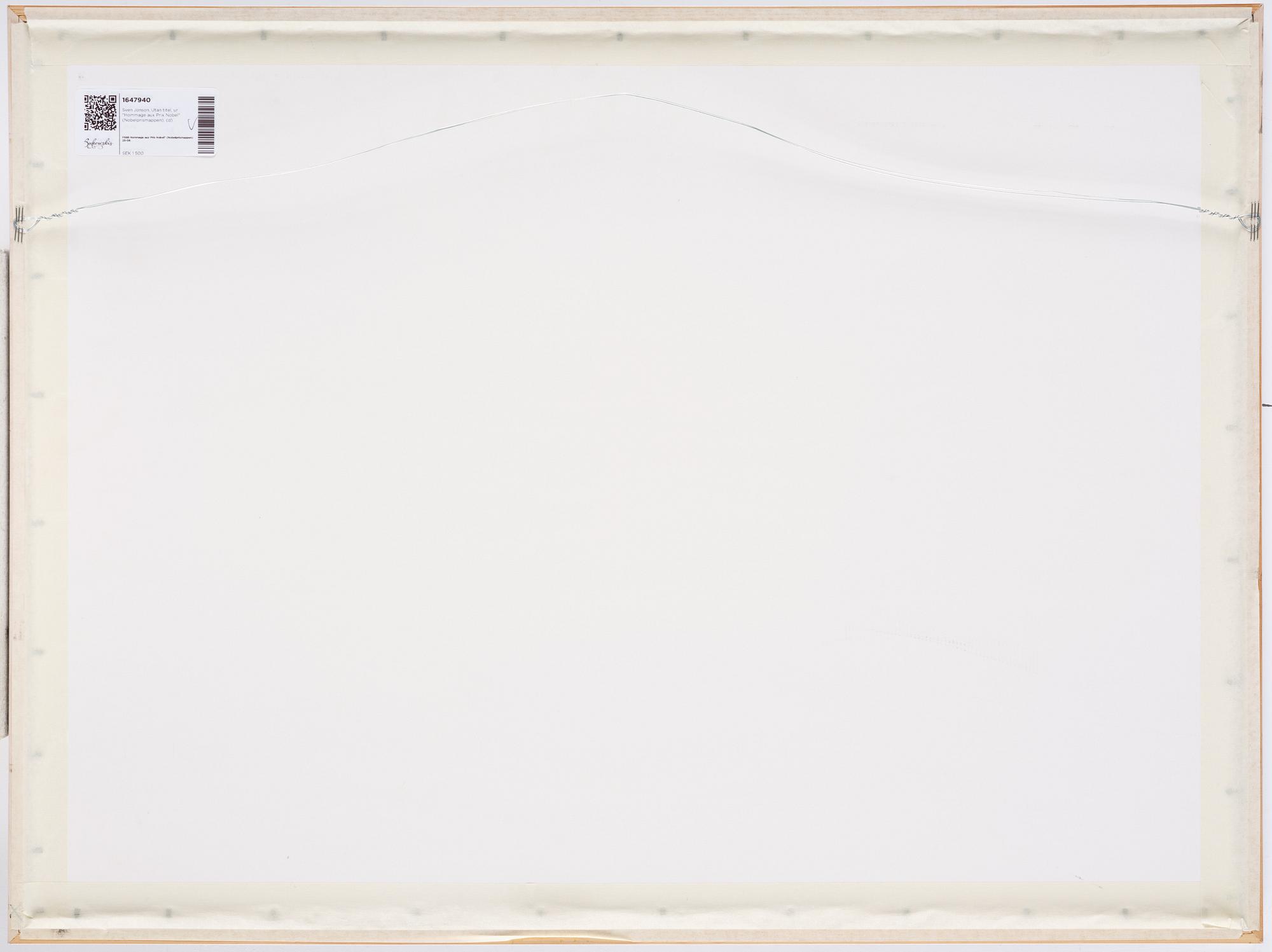 Sven Jonson, Untitled, from "Hommage aux Prix Nobel" (Nobelprismappen).