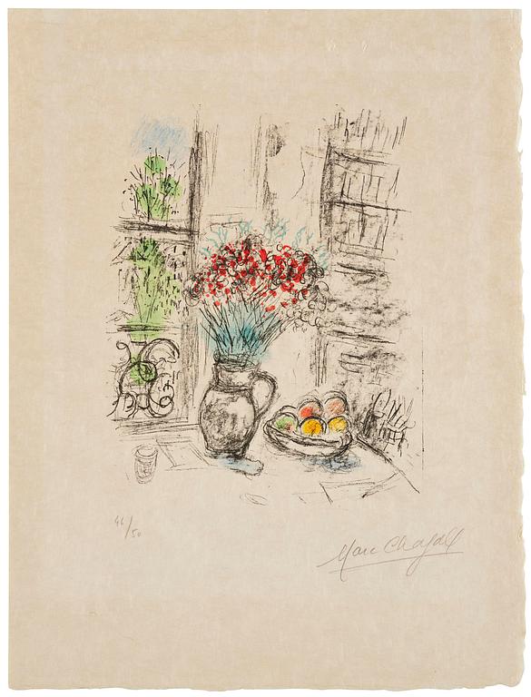 Marc Chagall, "Les Roses pompons".