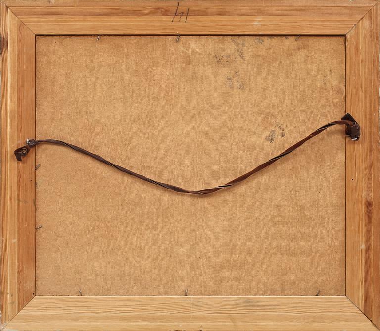 GUSTAF BÖRTNER, olja på pannå, sign o dat 48.