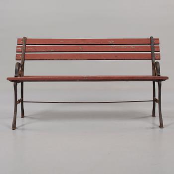 TRÄDGÅRDSBÄNK, 1900-tal.