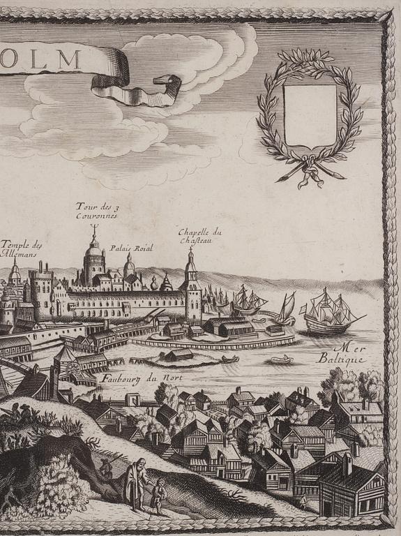 Gerard Jollain, a map, engraving, Paris, France, c. 1678.